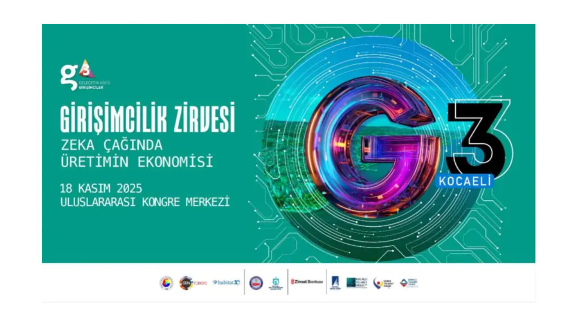 G3 Girişimcilik Zirvesi Kocaeli’de Başlıyor